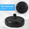 Black HDPE Patio Umbrella Base Refillable with Sand Water for 8.2ft Umbrella